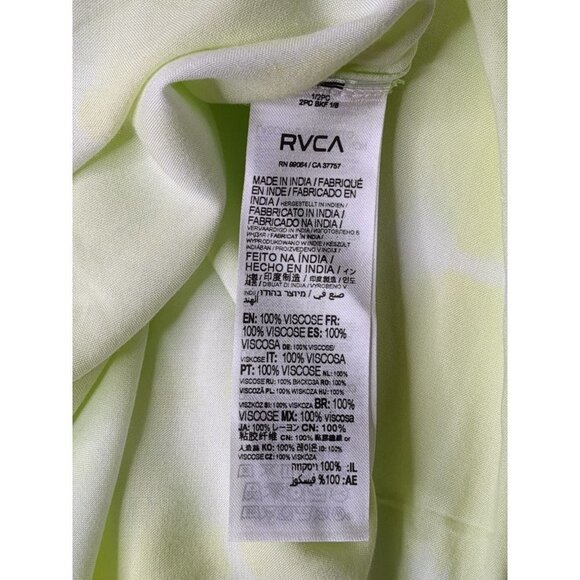 RVCA‎ Dress Womens M Cover Up Island Hopper Tie Dye Lightweight - Picture 6 of 8